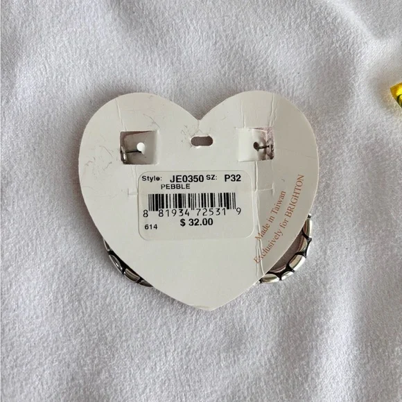 Brighton Pebble (2) Slim Hinged Bangles - Picture 5 of 7